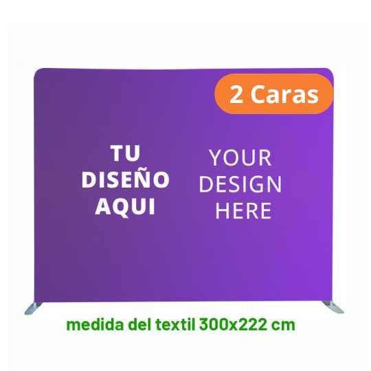 Display Recto de 300x222 cm (2C)