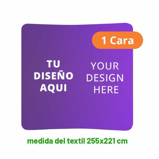 Display Curvo de 255x221 cm (1C)