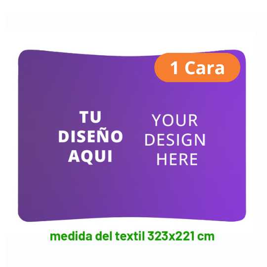 Display Curvo de 323x221 cm (1C)