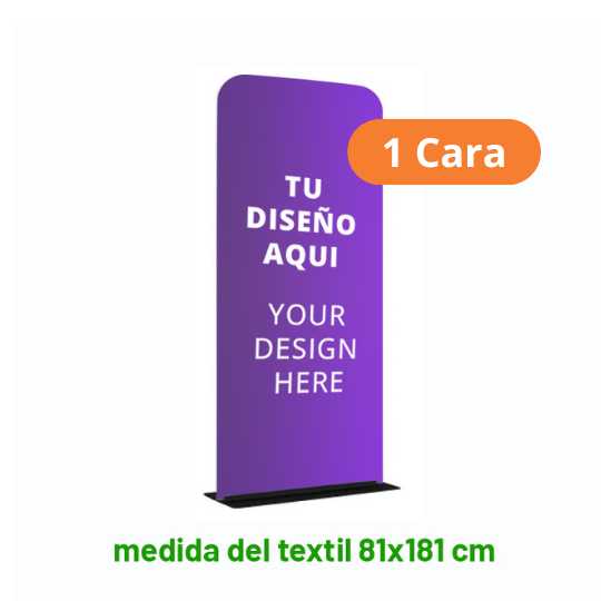 Display Recto de 81x181 cm (1C)