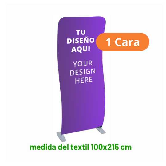 Display S de 100x250 cm (1C)