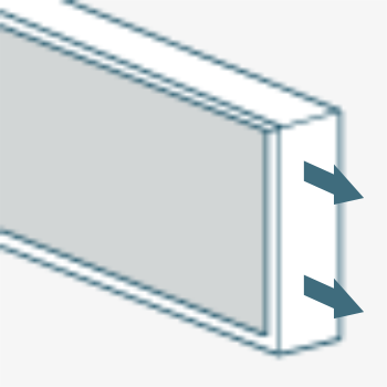 Apertura lateral (ambos lados)