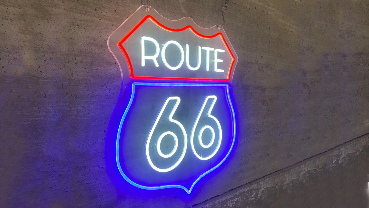 neón Route 66