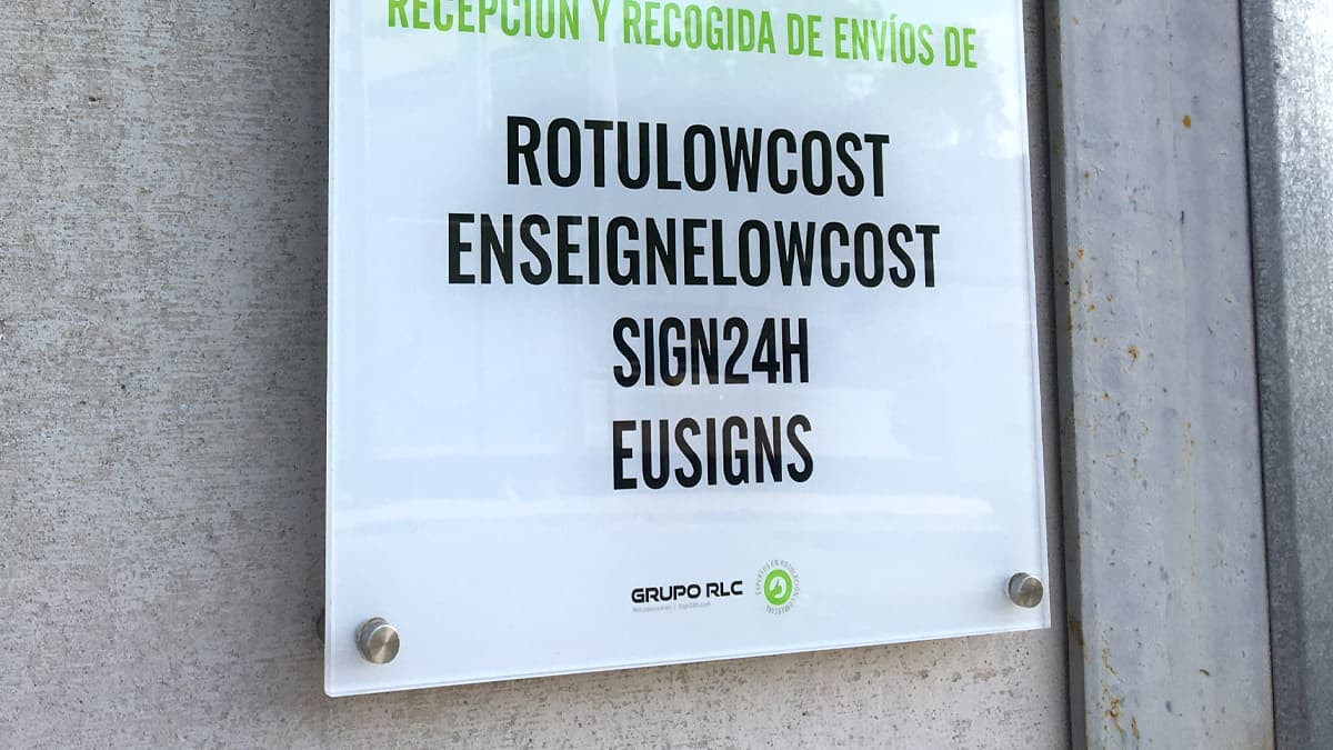 Placas rotuladas